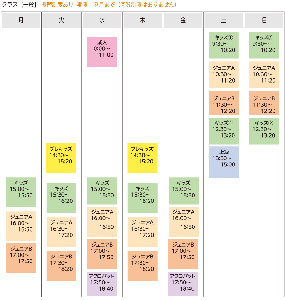 クラス【一般】